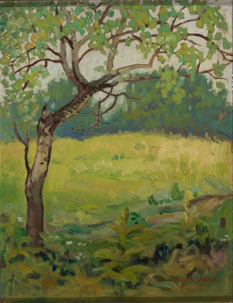 Temblor tembloroso - Grant Wood