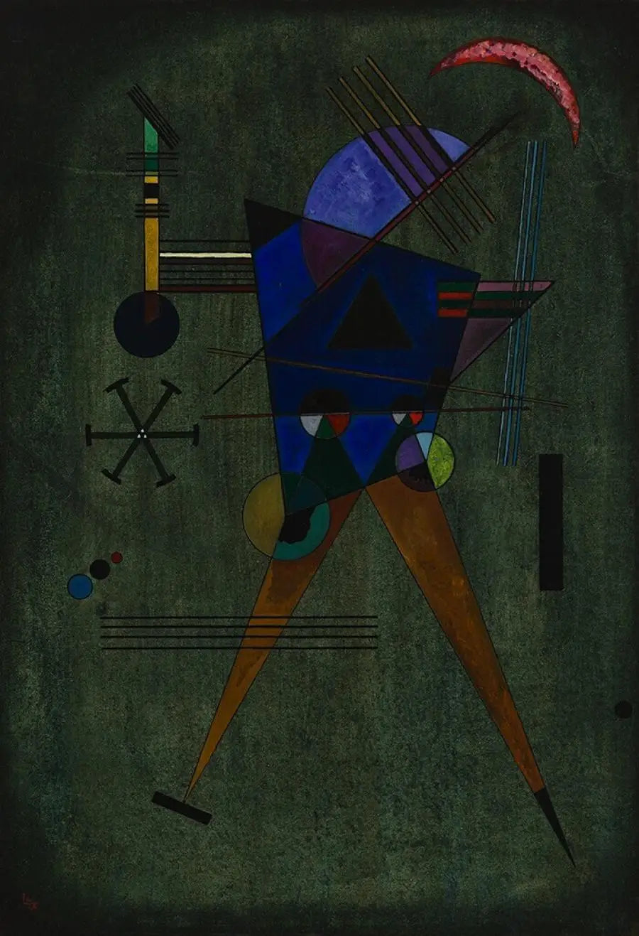 Triángulo negro - Vassily Kandinsky