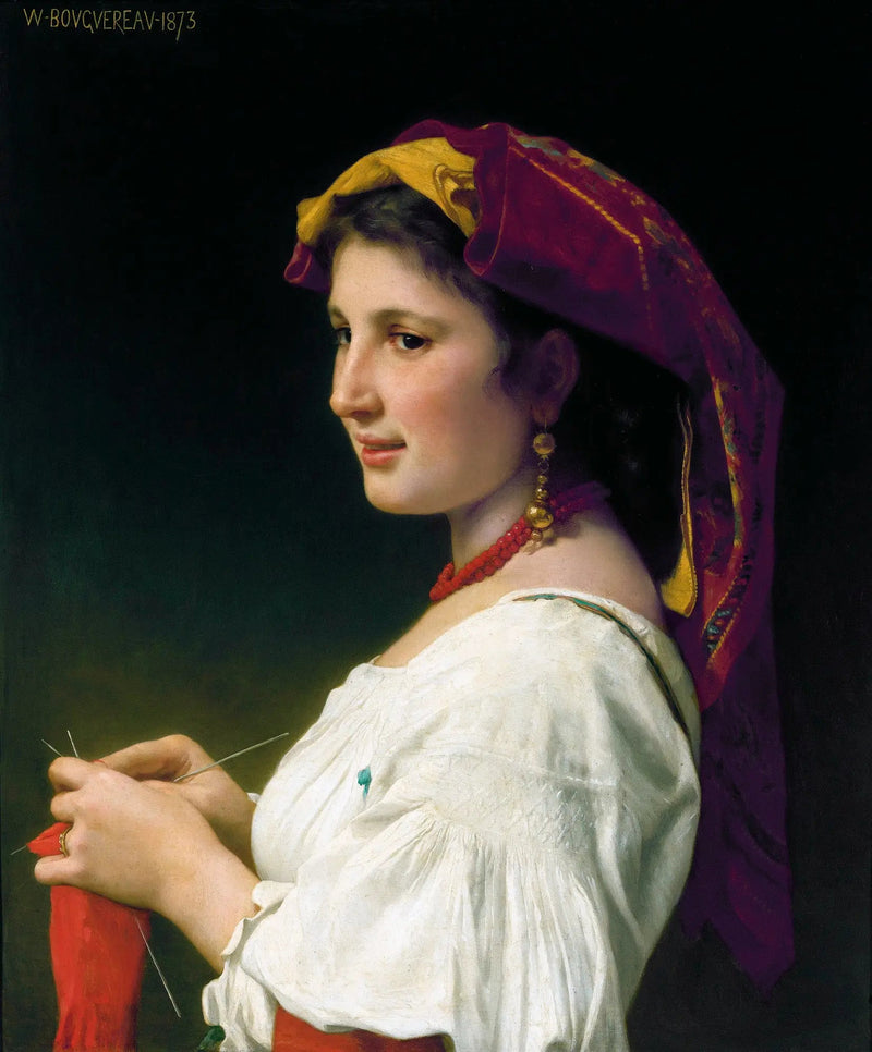 Tejedora - Bouguereau