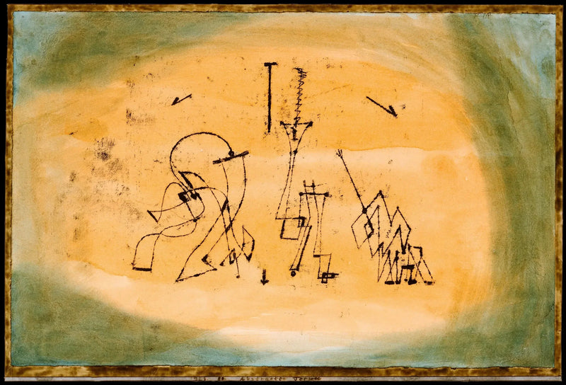 Trío abstracto - Paul Klee