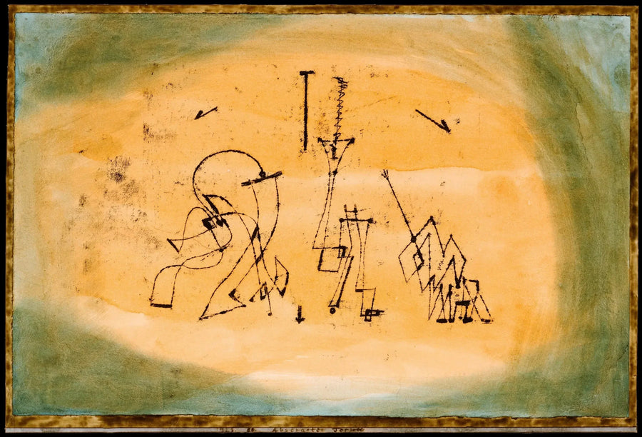 Trío abstracto - Paul Klee