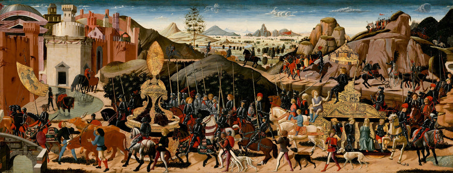 Le Triomphe de Camillus - Biagio d'Antonio