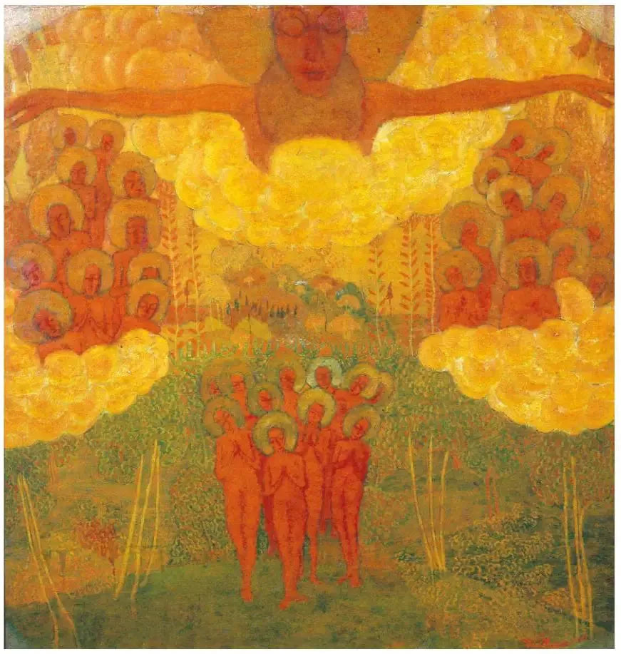 Triunfo del cielo - Kazimir Malevich