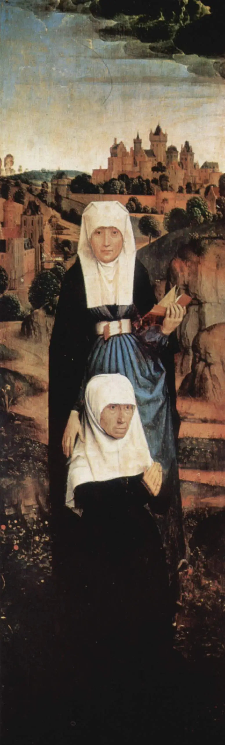 Tríptico de Jan Crabbe. Ala izquierda - Hans Memling