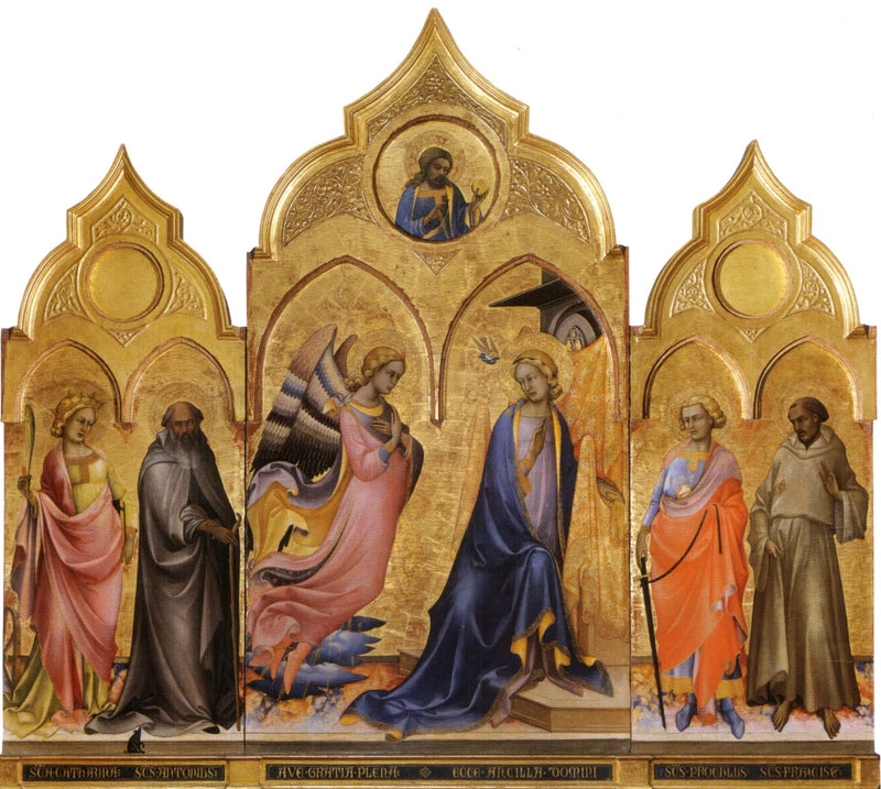 Tríptico de la Anunciación - Lorenzo Monaco