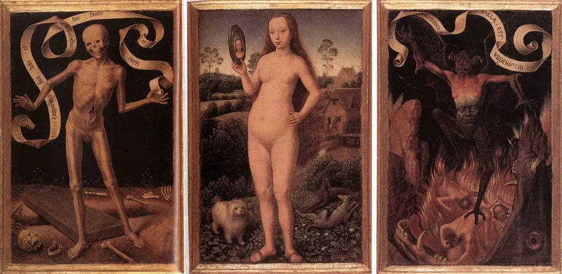 Tríptico de la Vanidad Terrenal - Hans Memling
