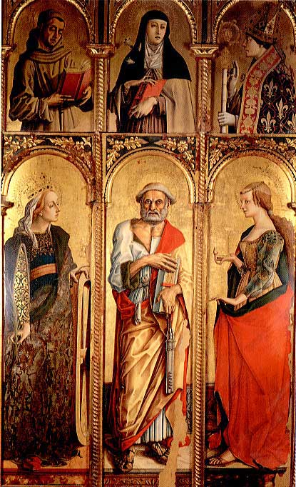 Tríptico de Montefiore - Carlo Crivelli
