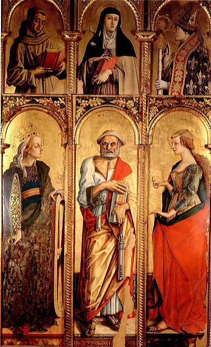 Tríptico de Montefiore - Carlo Crivelli