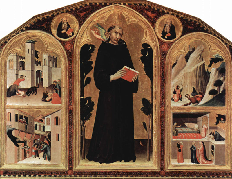 Tríptico de Sant'Agostino - Simone Martini