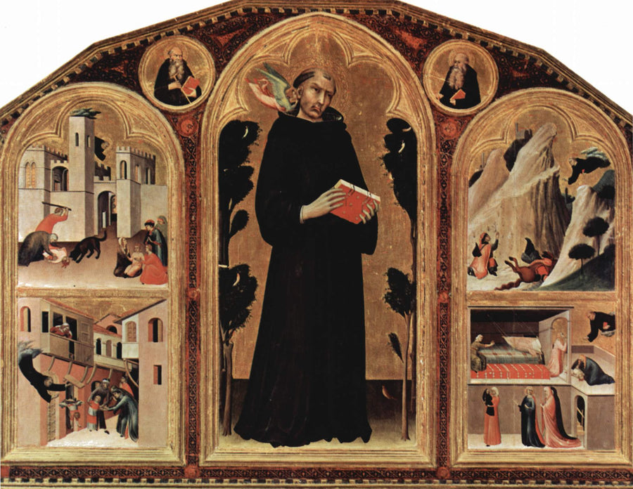 Tríptico de Sant'Agostino - Simone Martini