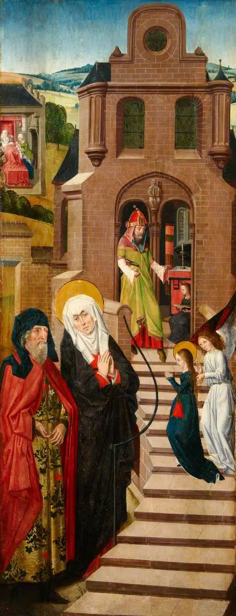 Tríptico de Weston (tríptico, ala derecha, interior) - Rogier van der Weyden