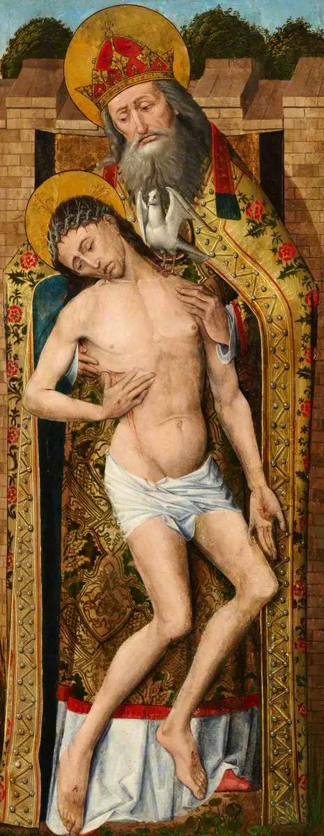 Tríptico de Weston (Cristo) (tríptico, ala derecha, exterior) - Rogier van der Weyden