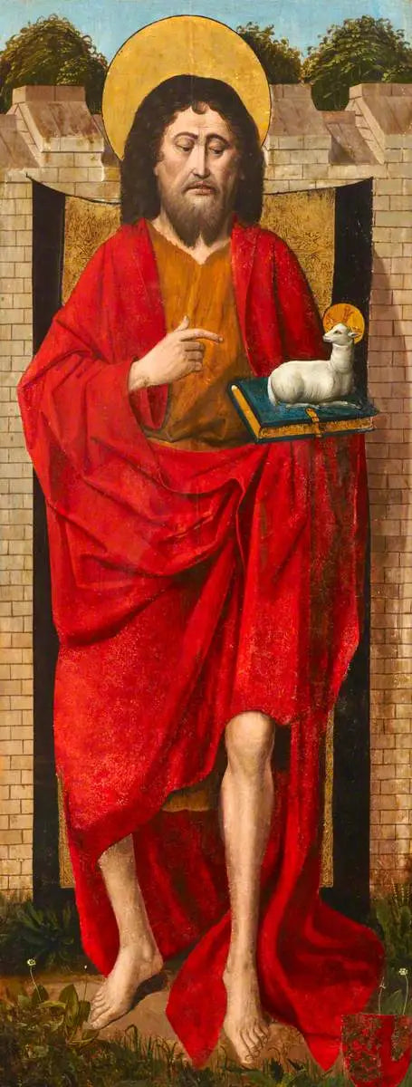 Tríptico de Weston (Jean-Baptiste) (tríptico, ala izquierda, exterior) - Rogier van der Weyden