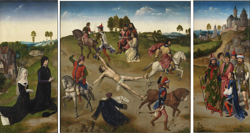 Tríptico del martirio de san Hipólito - Hugo van der Goes