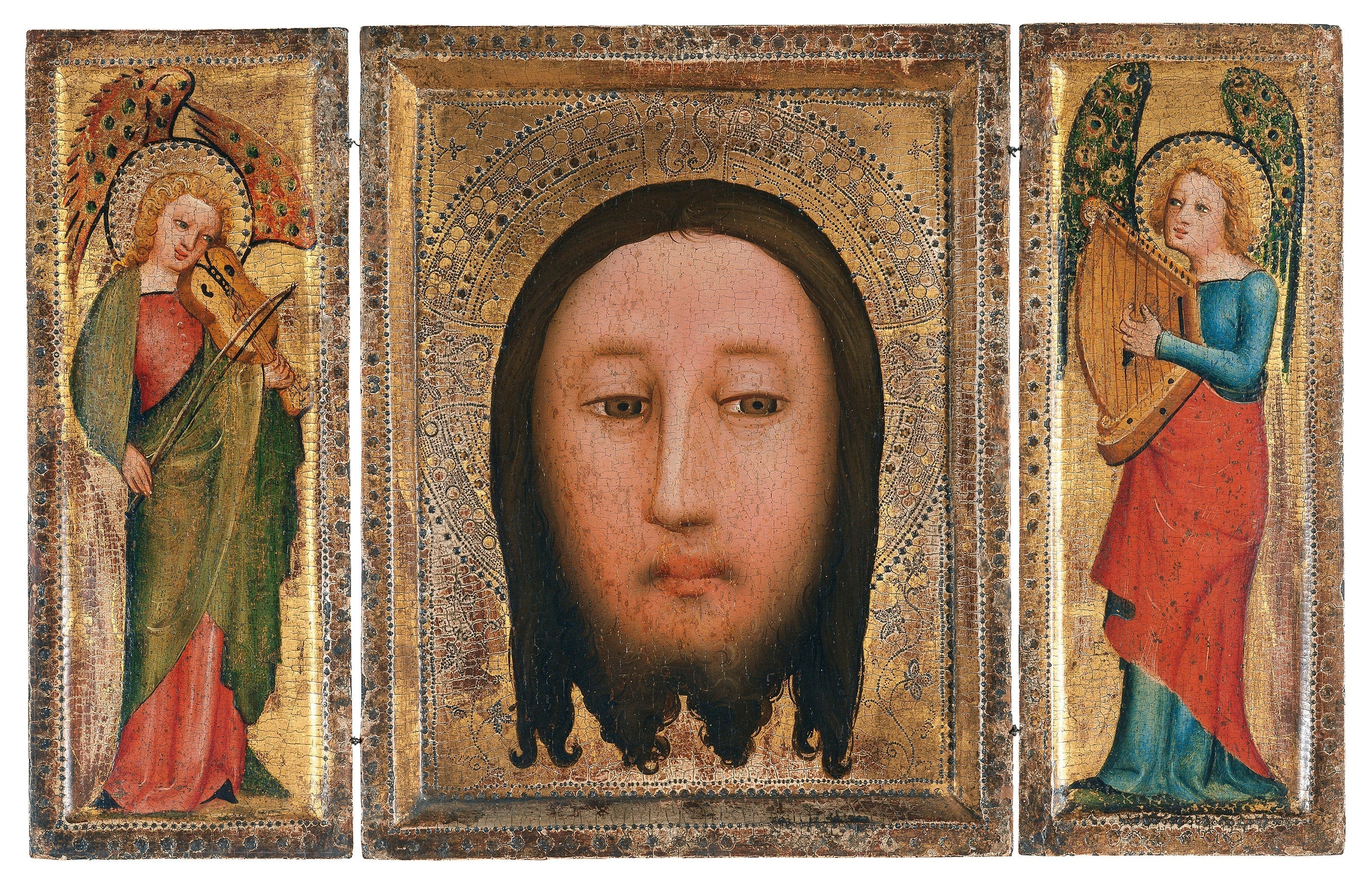 Triptyque du Saint Visage - Master Bertram image 1 copie de tableau peinte à la main