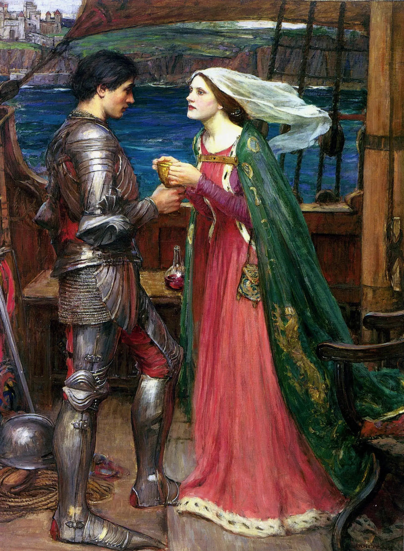 Tristán e Isolda con la poción - John William Waterhouse