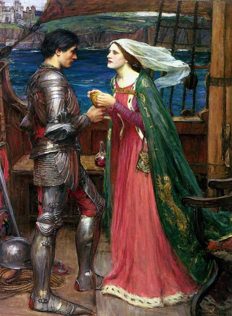 Tristán e Isolda con la poción - John William Waterhouse