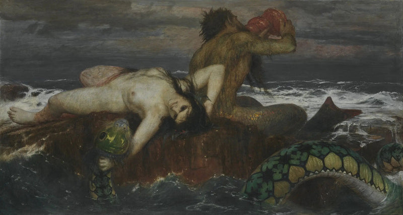 Tritón y Nereida - Arnold Böcklin