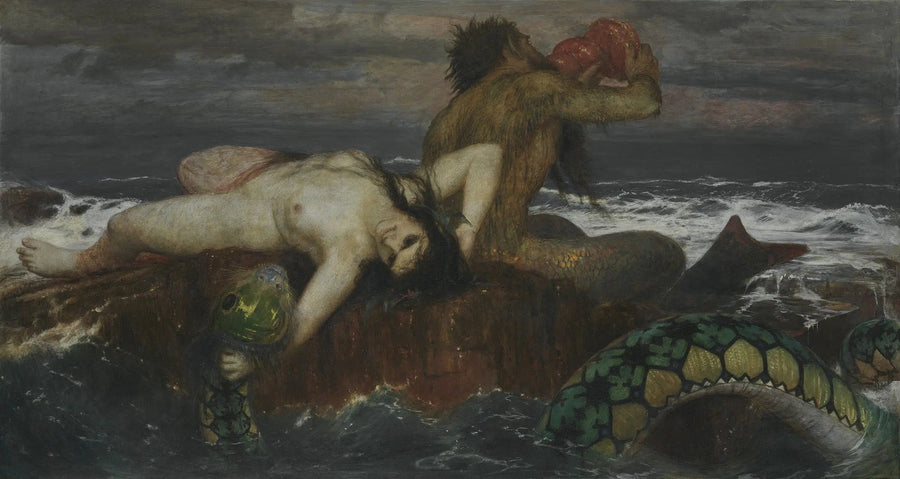 Tritón y Nereida - Arnold Böcklin