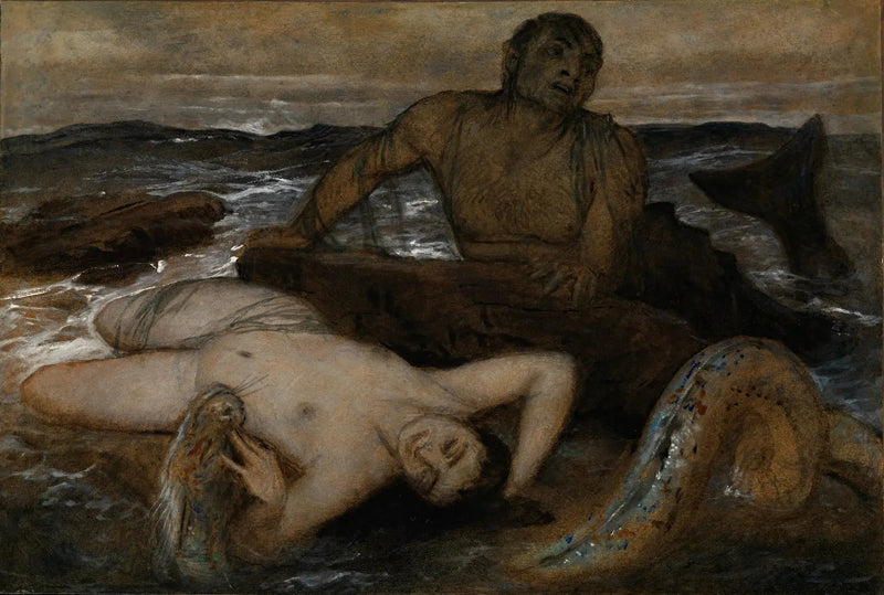 Tritón y Nereida - Arnold Böcklin