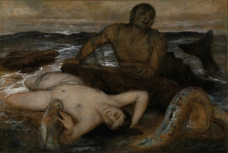 Tritón y Nereida - Arnold Böcklin