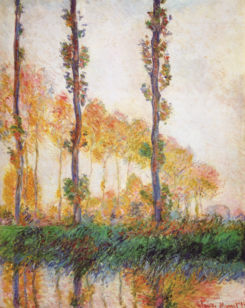 Los Tres Árboles, otoño W1308 - Claude Monet