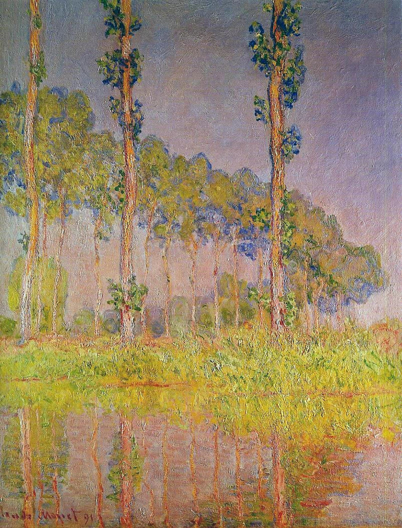 Los Tres Árboles, primavera W1304 - Claude Monet