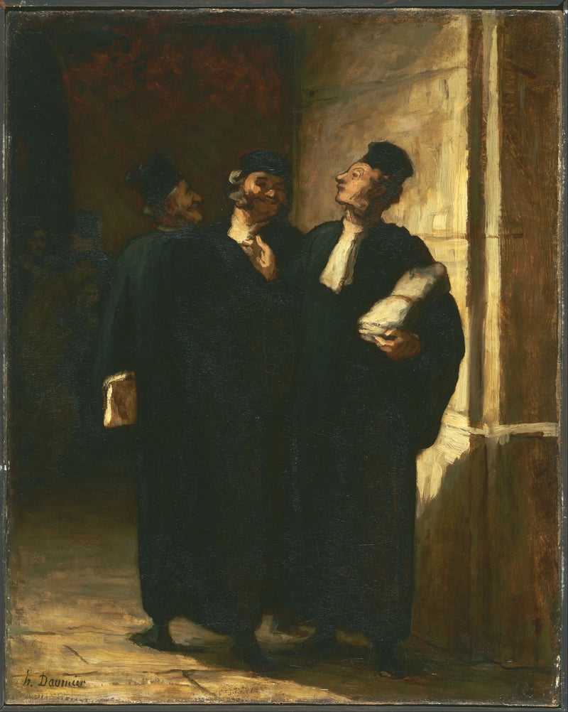 Tres abogados - Honoré Daumier