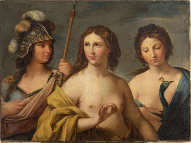 Tres diosas (Minerva, Venus y Juno). - Simon Vouet