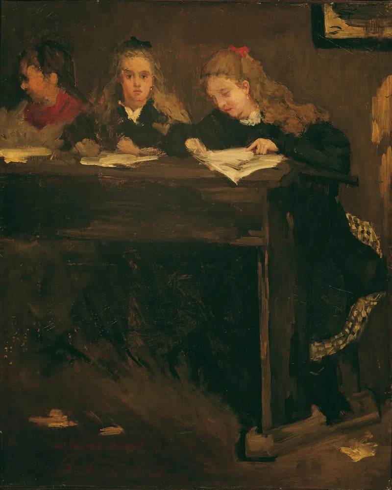 Tres escolares - Gustave Courbet