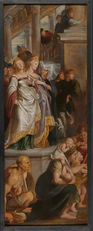 Tres mujeres testigos - Peter Paul Rubens