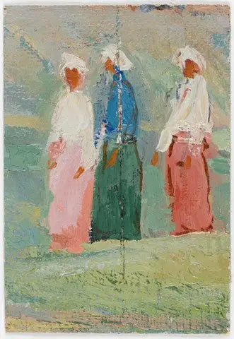 Tres figuras femeninas - Kazimir Malevich