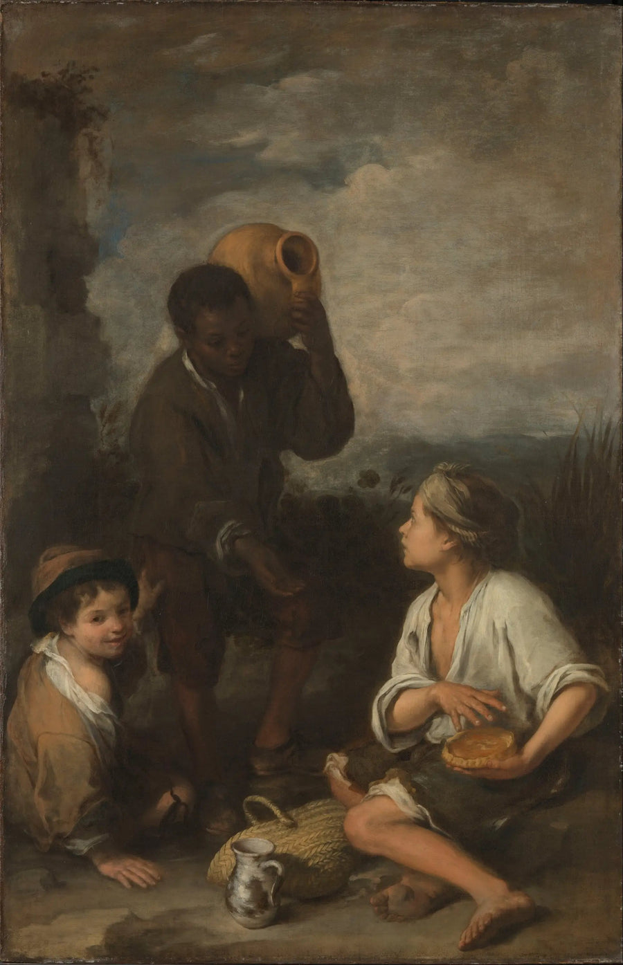 Tres niños - Bartolomé Esteban Murillo