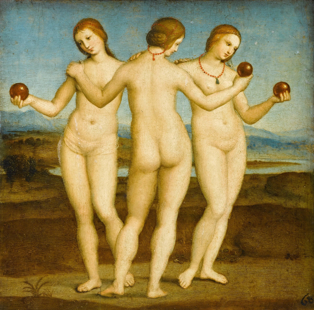 Las Tres Gracias, alrededor de 1504-1505 - Raphaël