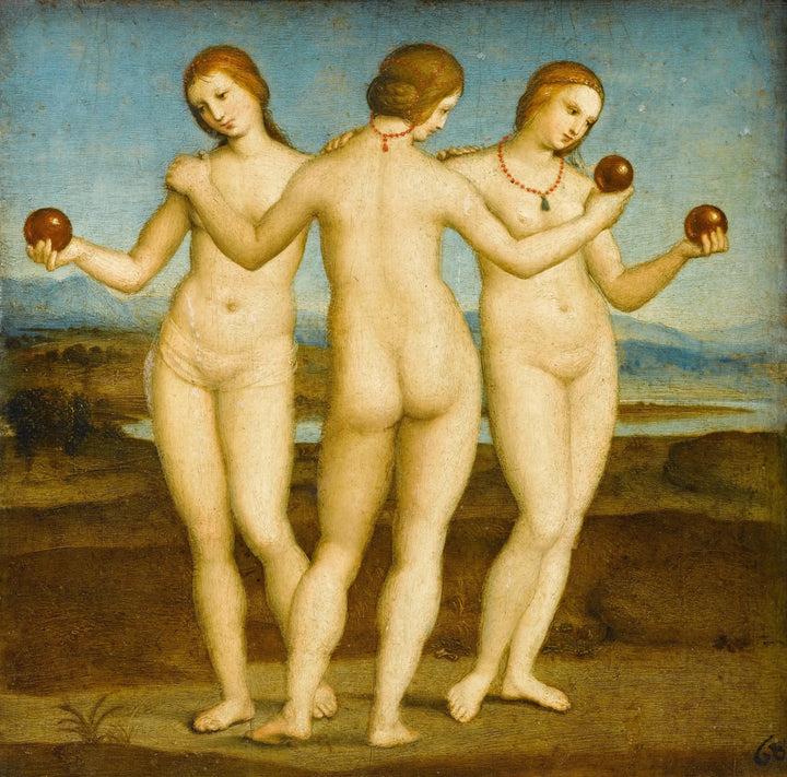 Las Tres Gracias, alrededor de 1504-1505 - Raphaël