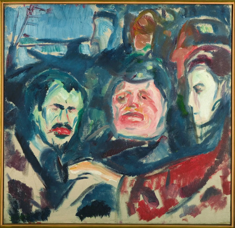 Tres Hombres - Edvard Munch