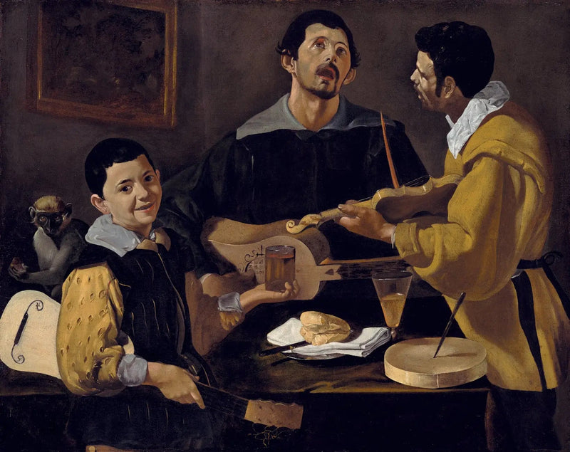 Tres músicos - Diego Velázquez
