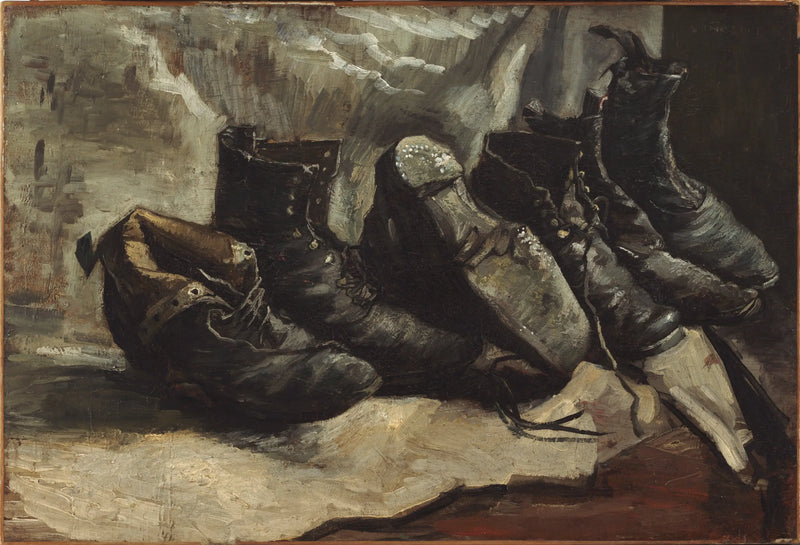 Tres pares de zapatos - Vincent van Gogh