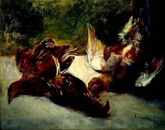 Tres perdices - Pierre-Auguste Renoir