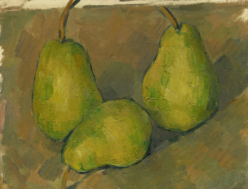 Tres peras - Paul Cézanne