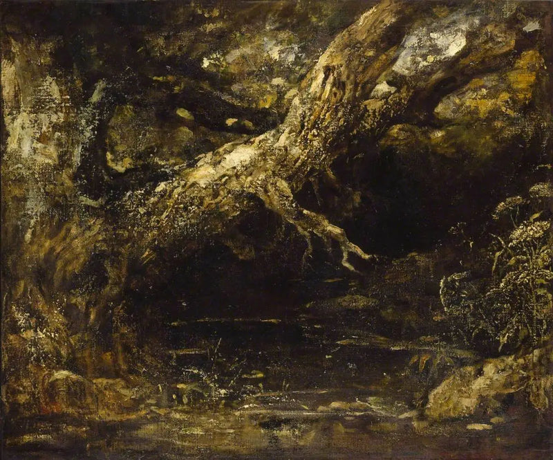 Tronco y ramas inferiores de un árbol - John Constable
