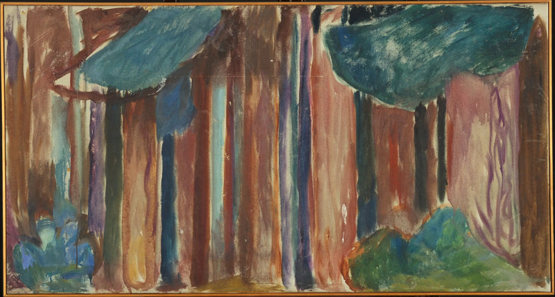 Troncos de árbol - Edvard Munch