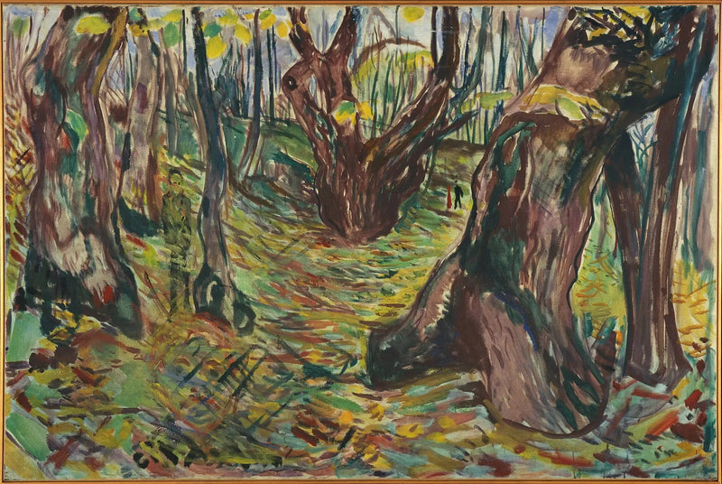 Troncos rugosos - Edvard Munch