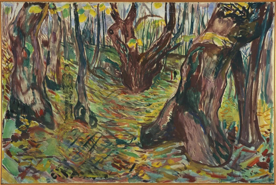 Troncos rugosos - Edvard Munch