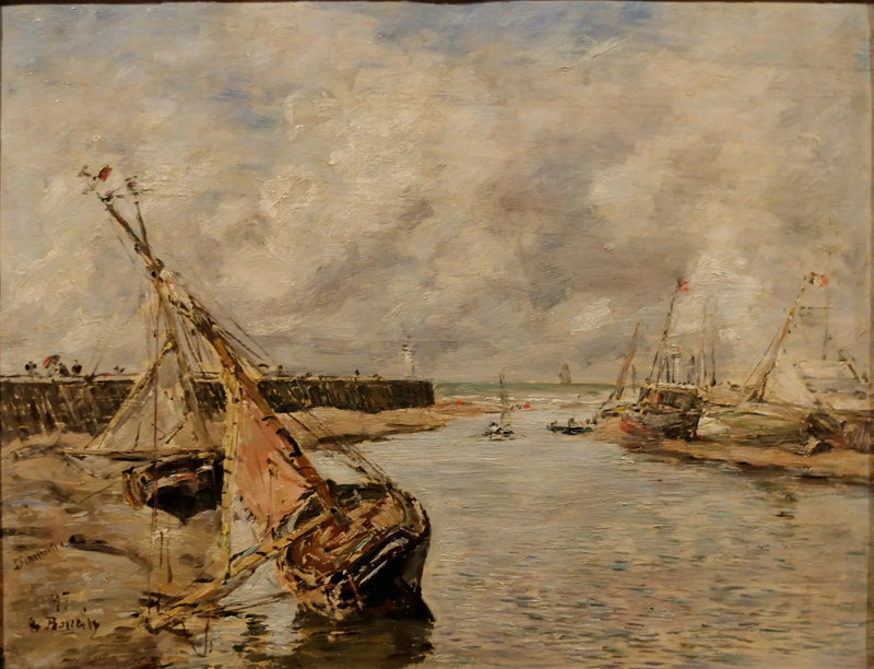 Trouville-Deauville – Marea baja - Eugène Boudin