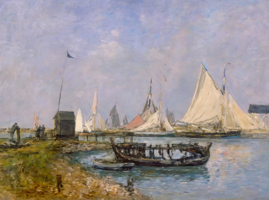 Trouville - Entrada del puerto - Eugène Boudin