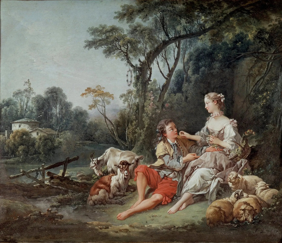 ¿Piensas en las uvas? - François Boucher