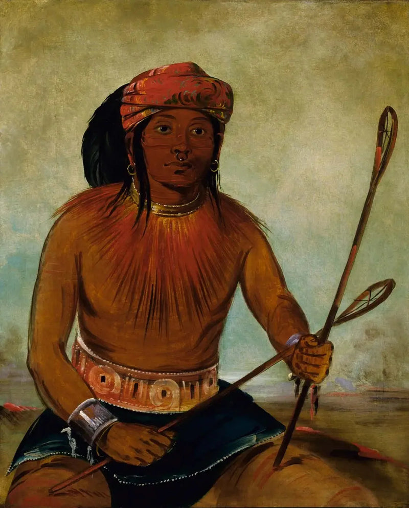Tul-lock-chísh-ko, bebe el jugo de la piedra - George Catlin