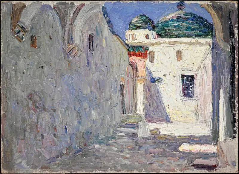 Tunis, rue - Vassily Kandinsky image 1 reproduction artisanale de tableau