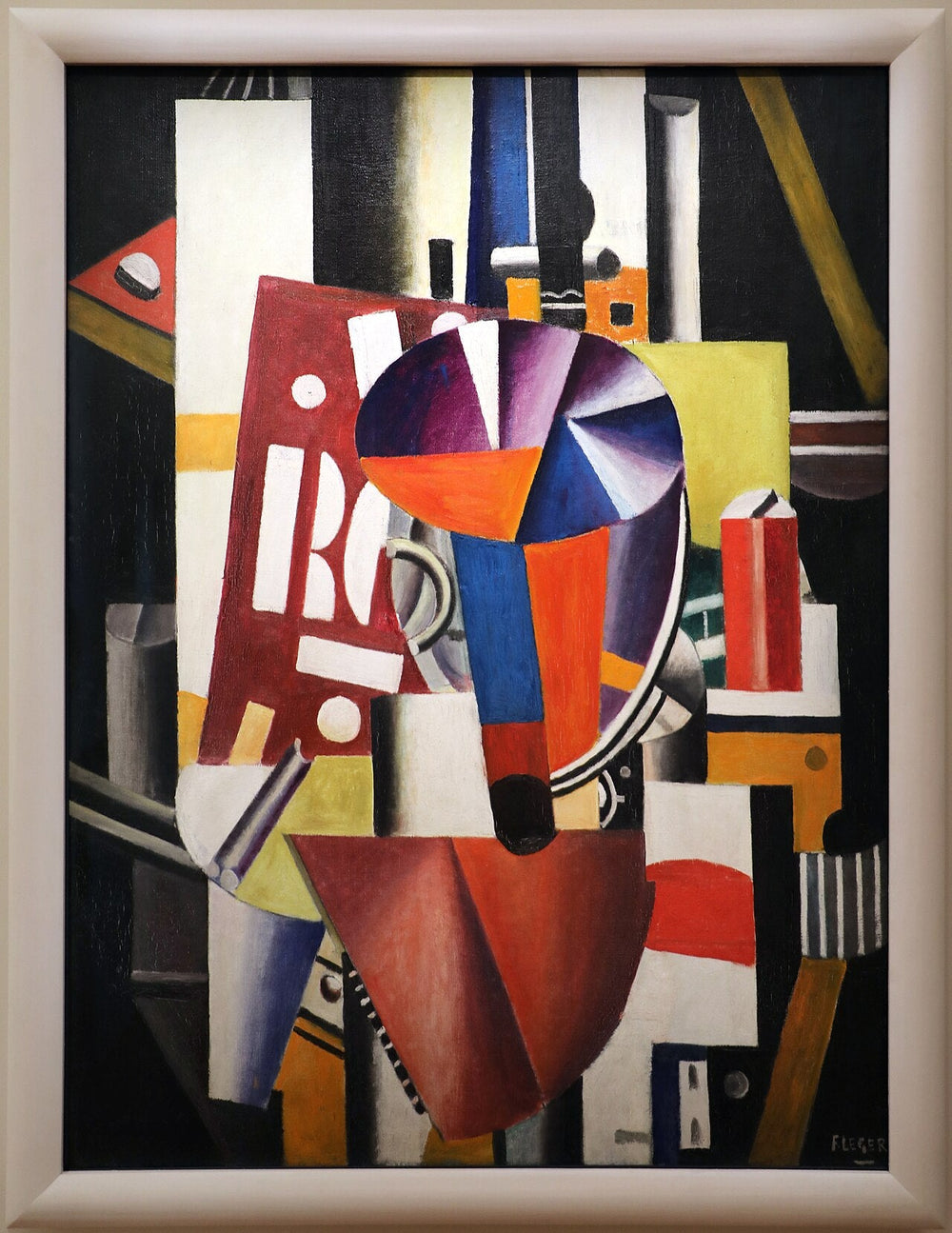 Typographe (État final) - Fernand Léger image 1 tableau peint à l’huile sur toile